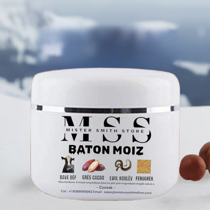 BATON MOIZ GRES CACAO LWIL KOULEV FENUGREK