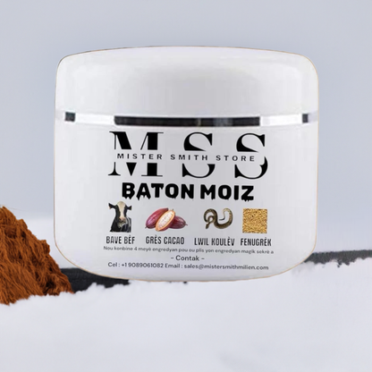 BATON MOIZ GRES CACAO LWIL KOULEV FENUGREK